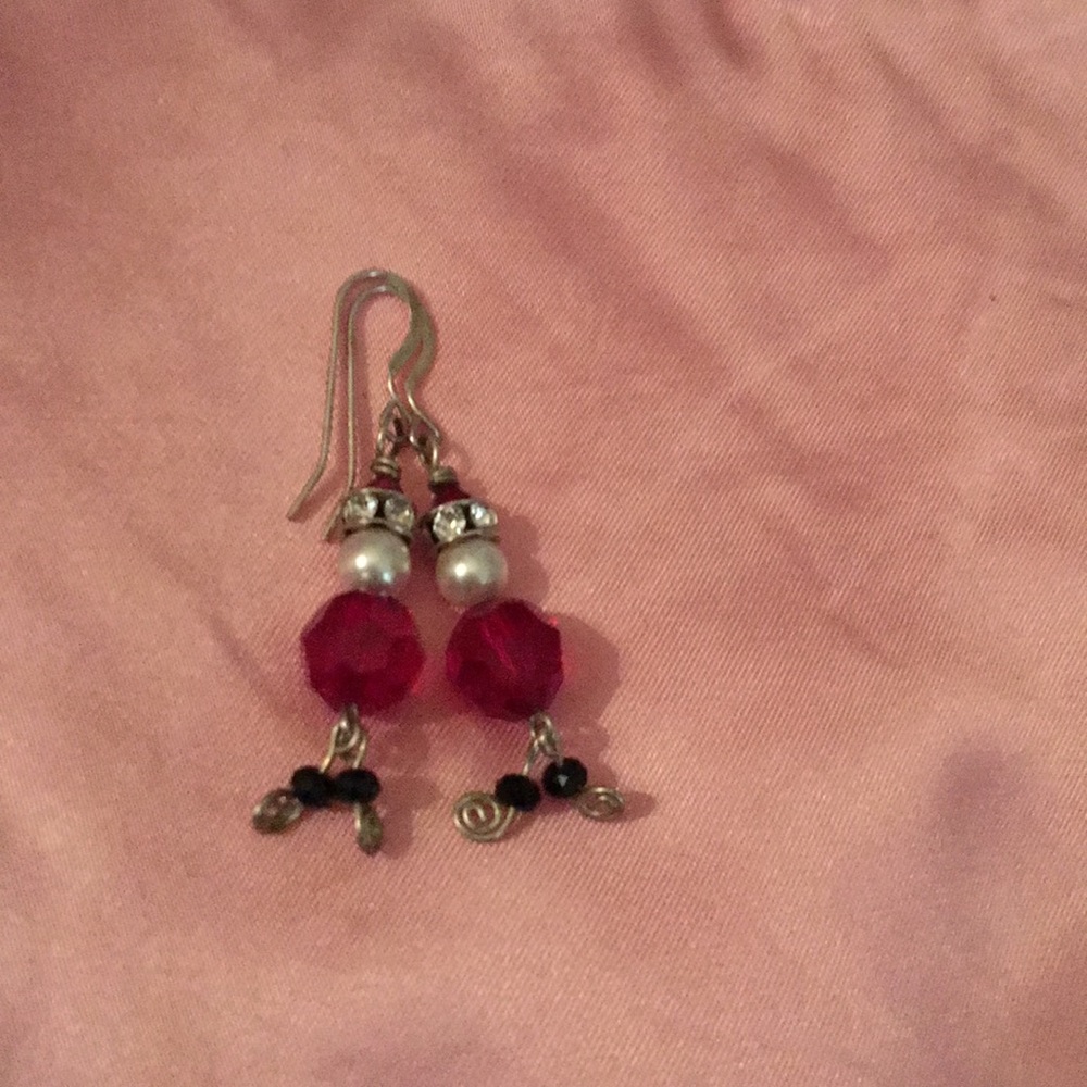 Santa earrings - Picture 3 of 3